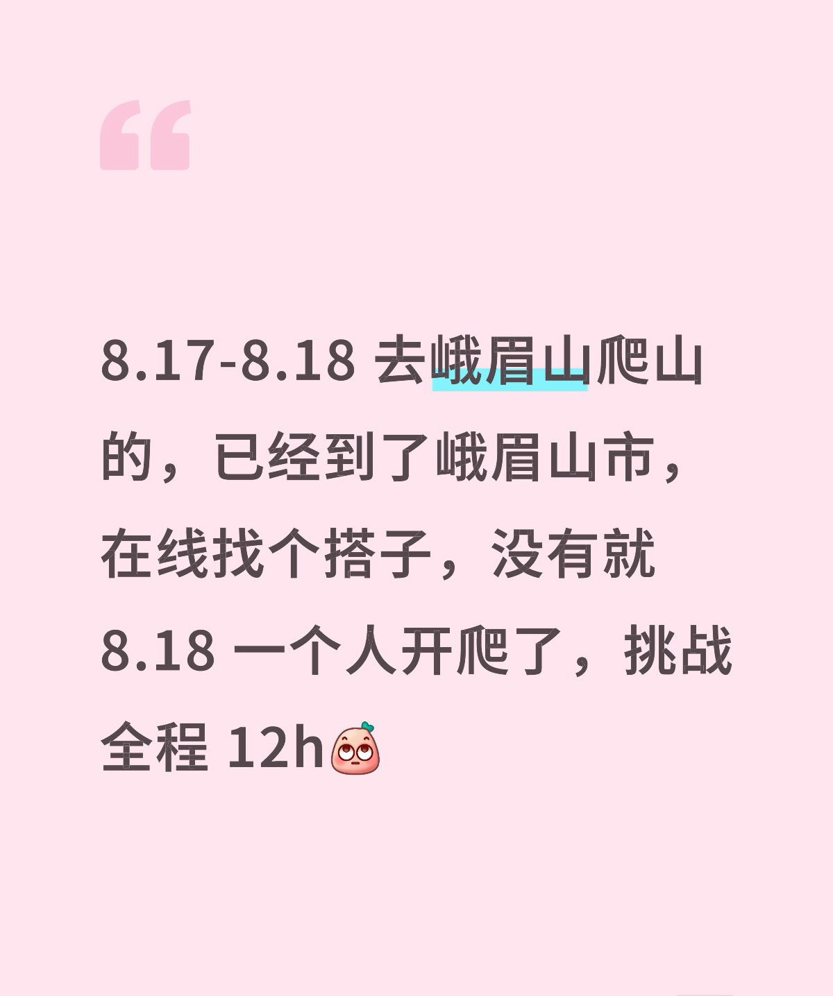 找搭子